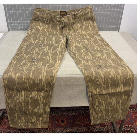 Gamehide Men’s Camouflage Pants 36x32 Cotton Hunting Wear Mossy Oak Camo - Picture 1 of 6